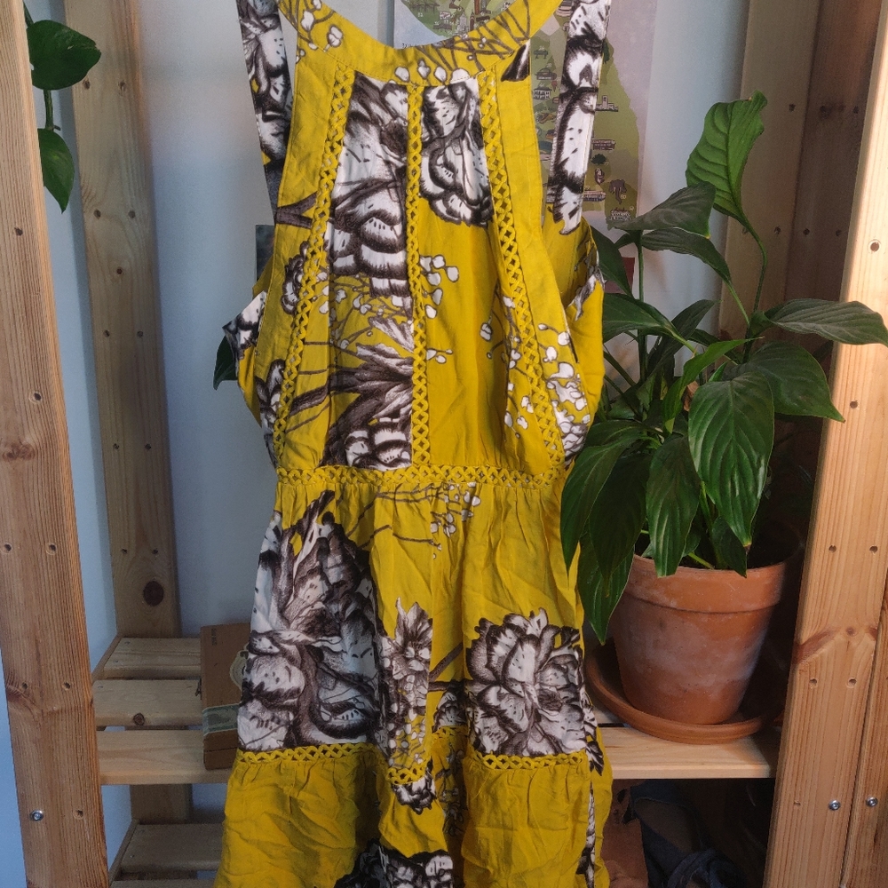Jaase Anthropologie halter dress
